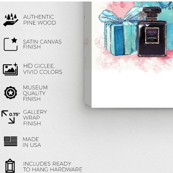 Design District Fashion & Glam Sparkle Essentials Canvas Wall Decor - Picture 4 of 8